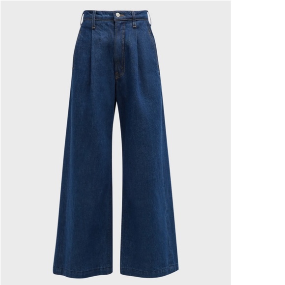 NWT $248 MOTHER The High Waist Pleated Push Pop Nerdy Jeans in size 30! - Picture 6 of 7